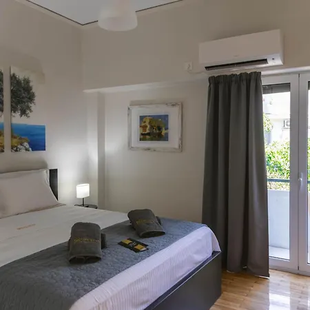 Mets Gem With Balcony Near Acropolis דירה *